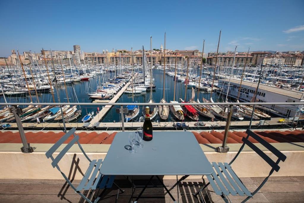 Sublime Pepite Vieux Port 2P Vue Imprenable Lägenhet Marseille Exteriör bild